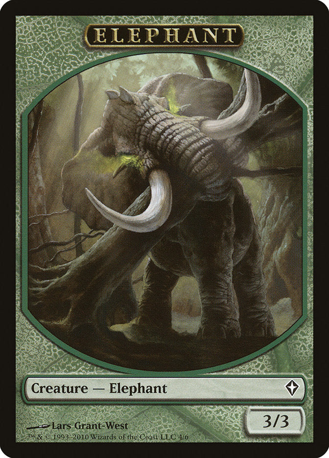 Elephant Token [Worldwake Tokens] | Tables and Towers