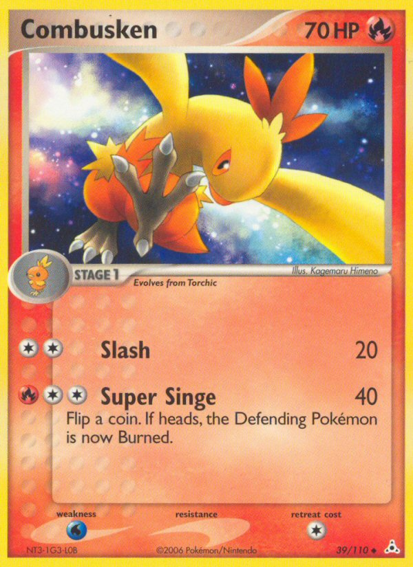 Combusken (39/110) [EX: Holon Phantoms] | Tables and Towers