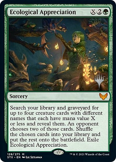 Ecological Appreciation (Promo Pack) [Strixhaven: School of Mages Promos] | Tables and Towers