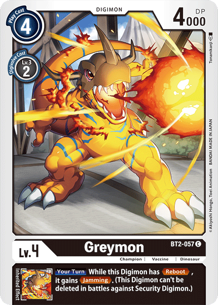 Greymon [BT2-057] [Release Special Booster Ver.1.0] | Tables and Towers