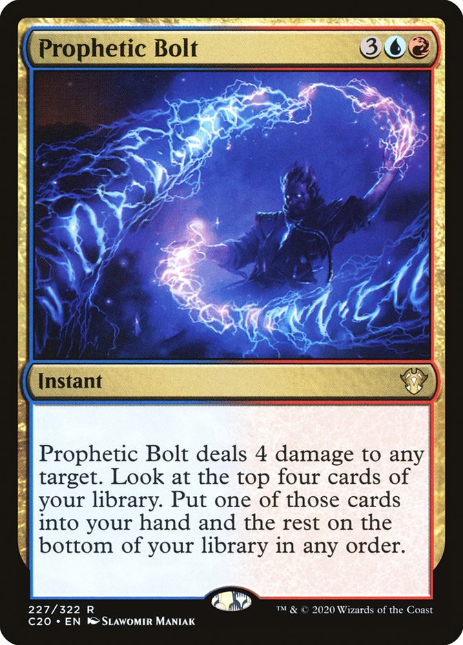 Prophetic Bolt [Commander 2020] | Tables and Towers