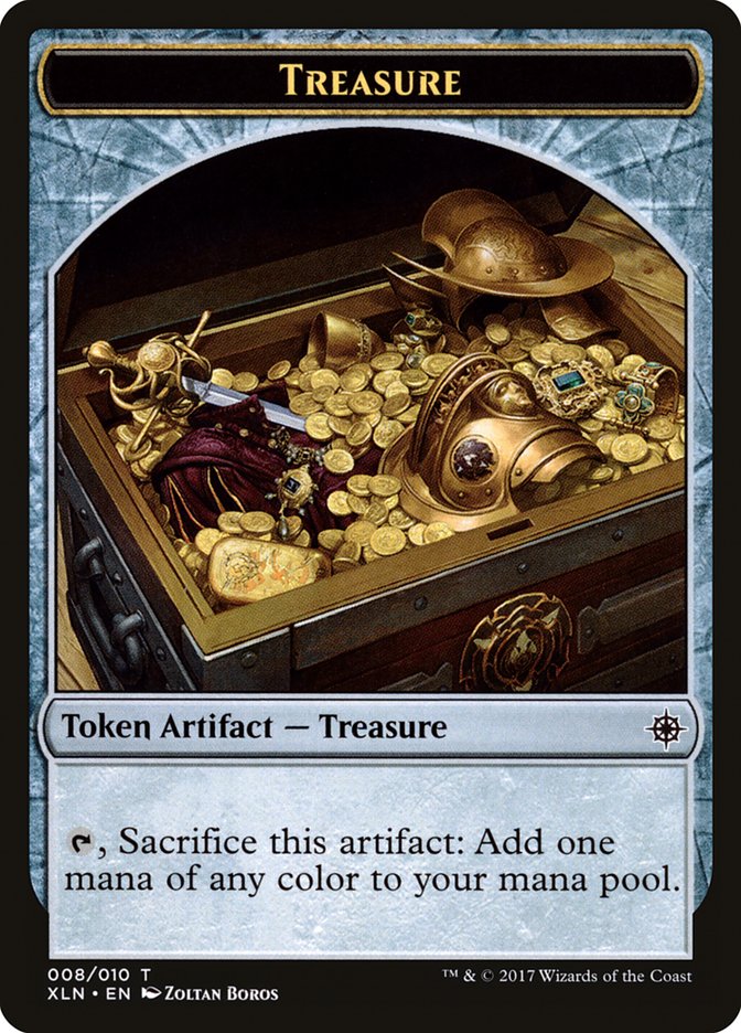 Treasure Token (008/010) [Ixalan Tokens] | Tables and Towers