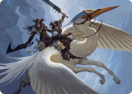 Gryffwing Cavalry Art Card [Innistrad: Crimson Vow Art Series] | Tables and Towers