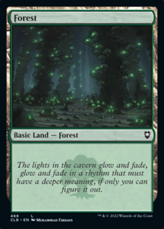 Forest (468) [Commander Legends: Battle for Baldur's Gate] | Tables and Towers