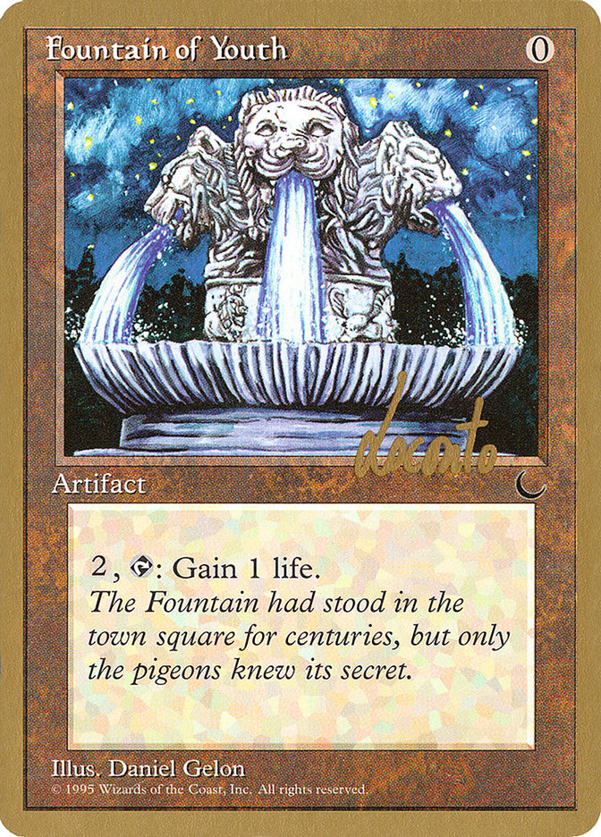 Fountain of Youth (Michael Loconto) [Pro Tour Collector Set] | Tables and Towers