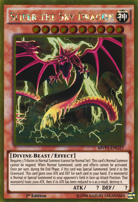 Slifer the Sky Dragon [MVP1-ENG57] Gold Rare | Tables and Towers