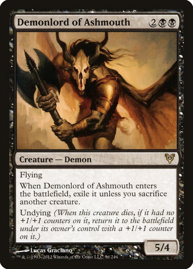 Demonlord of Ashmouth [Avacyn Restored] | Tables and Towers