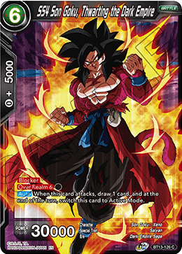 SS4 Son Goku, Thwarting the Dark Empire (Common) (BT13-126) [Supreme Rivalry] | Tables and Towers