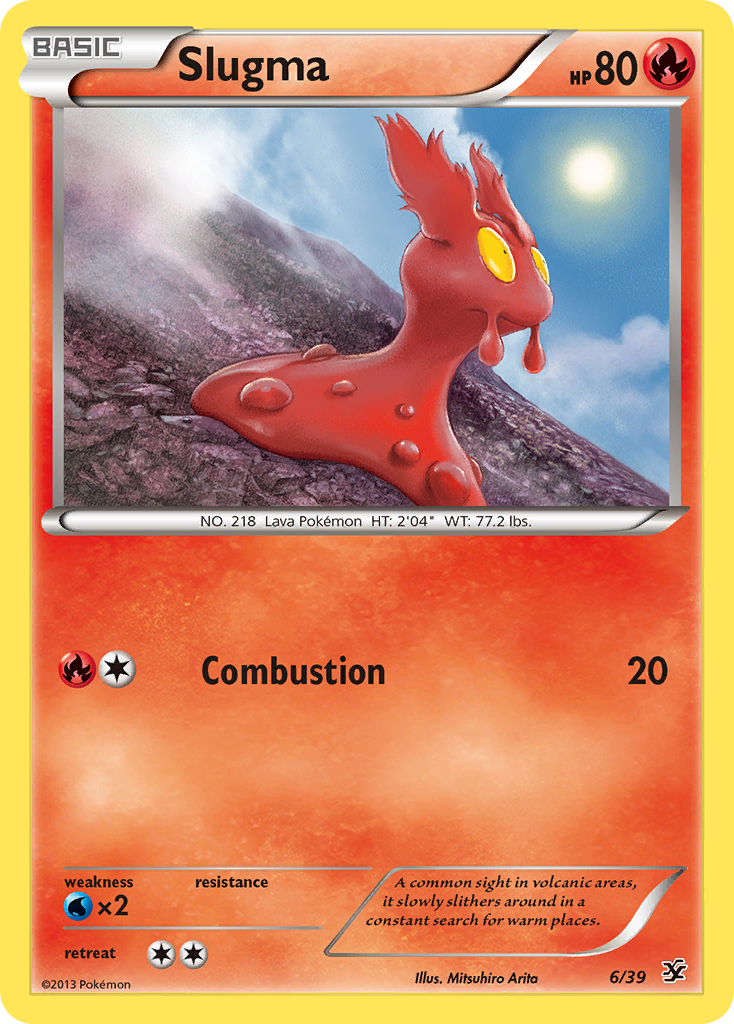 Slugma (6/39) [XY: Kalos Starter Set] | Tables and Towers