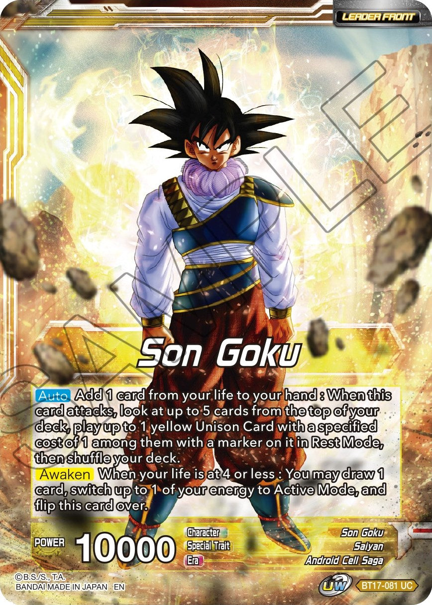 Son Goku // SS Son Goku, Fearless Fighter (BT17-081) [Ultimate Squad Prerelease Promos] | Tables and Towers