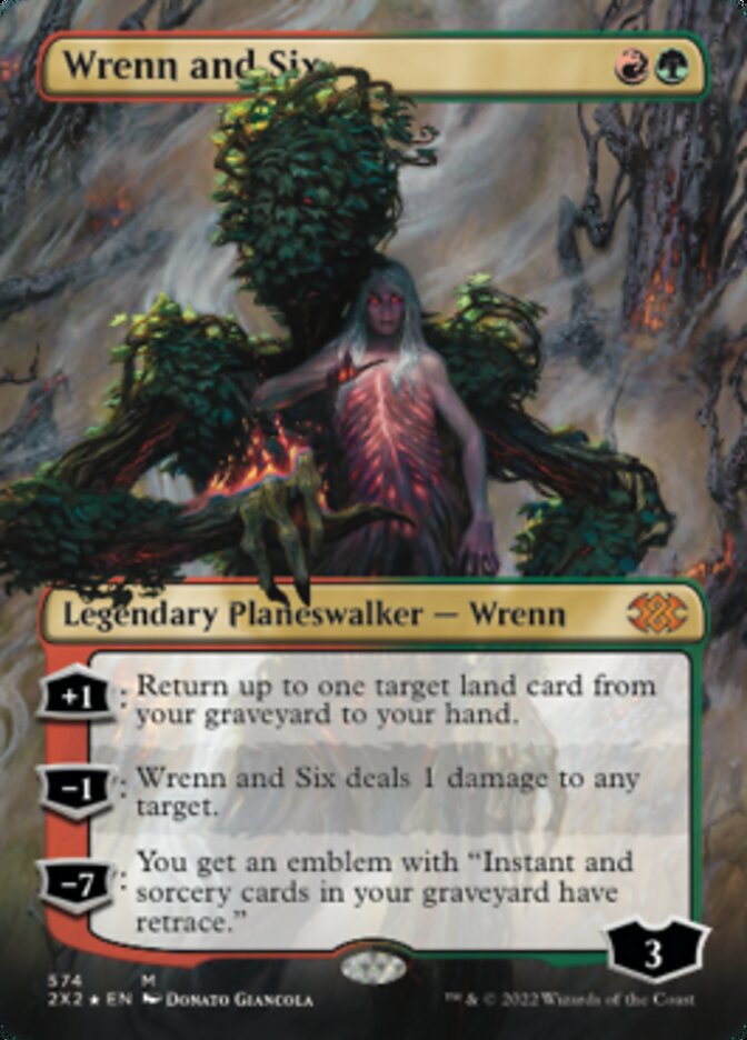 Wrenn and Six (Textured Foil) [Double Masters 2022] | Tables and Towers