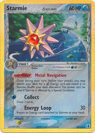 Starmie (15/113) (Delta Species) (Stamped) [EX: Delta Species] | Tables and Towers