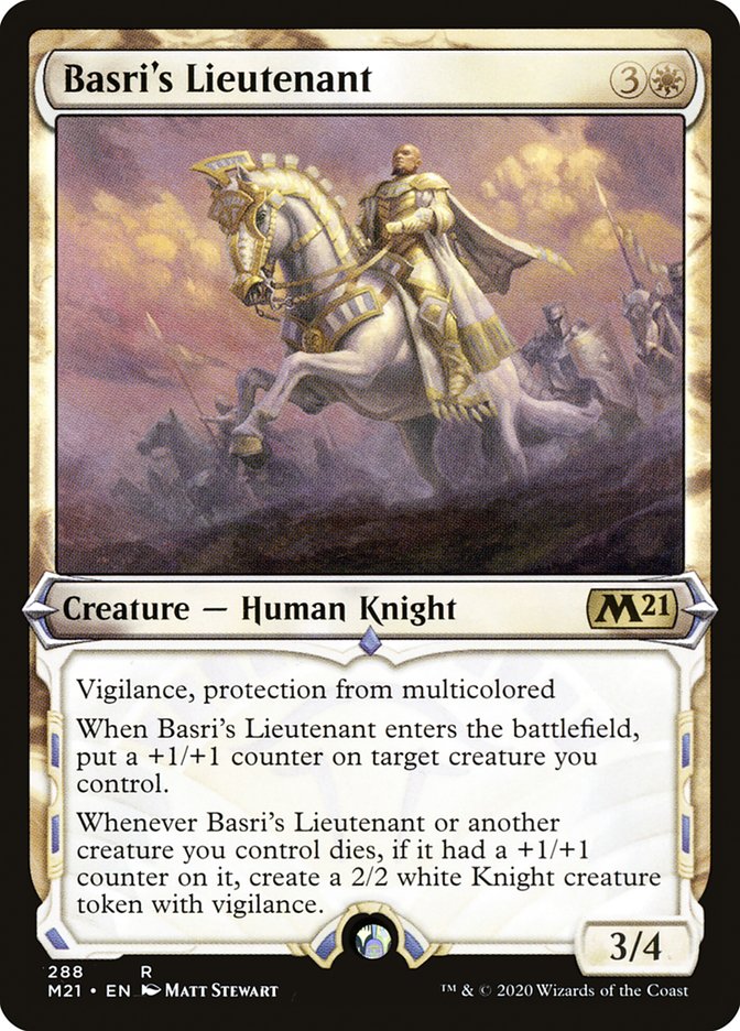 Basri's Lieutenant (Showcase) [Core Set 2021] | Tables and Towers