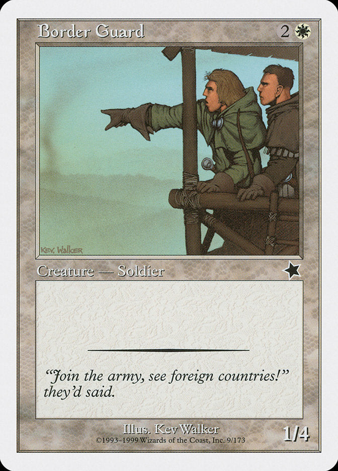 Border Guard [Starter 1999] | Tables and Towers