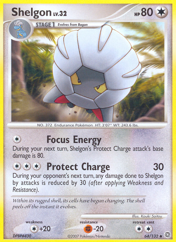 Shelgon (64/132) [Diamond & Pearl: Secret Wonders] | Tables and Towers