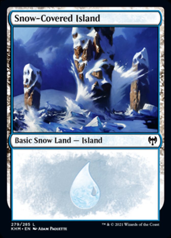 Snow-Covered Island (279) [Kaldheim] | Tables and Towers