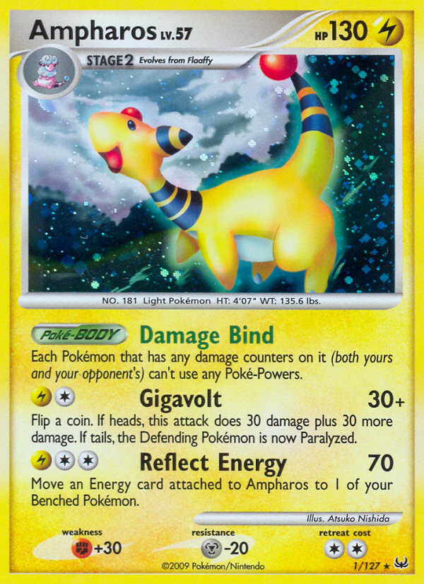 Ampharos (1/127) [Platinum: Base Set] | Tables and Towers