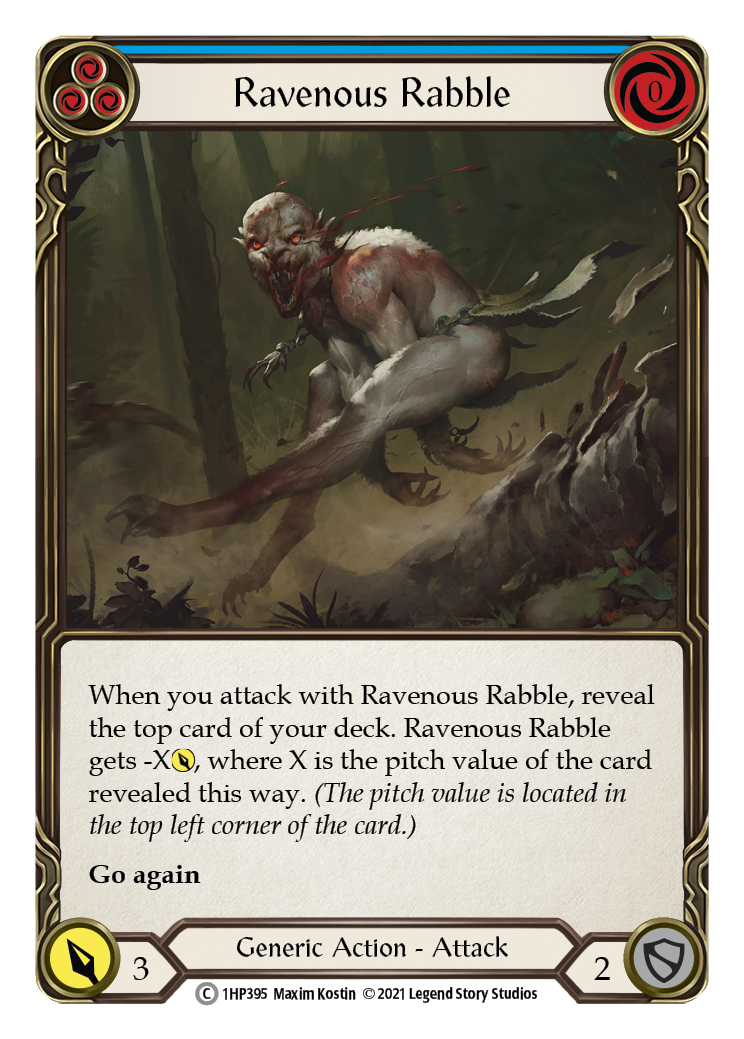 Ravenous Rabble (Blue) [1HP395] (History Pack 1) | Tables and Towers