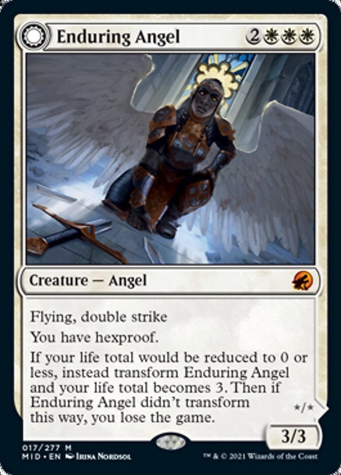 Enduring Angel // Angelic Enforcer [Innistrad: Midnight Hunt] | Tables and Towers