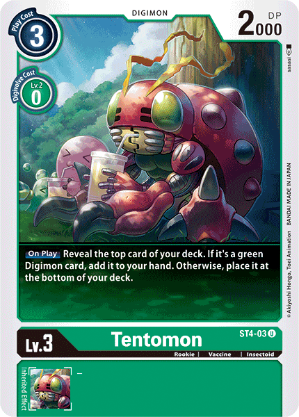 Tentomon [ST4-03] [Starter Deck: Giga Green] | Tables and Towers