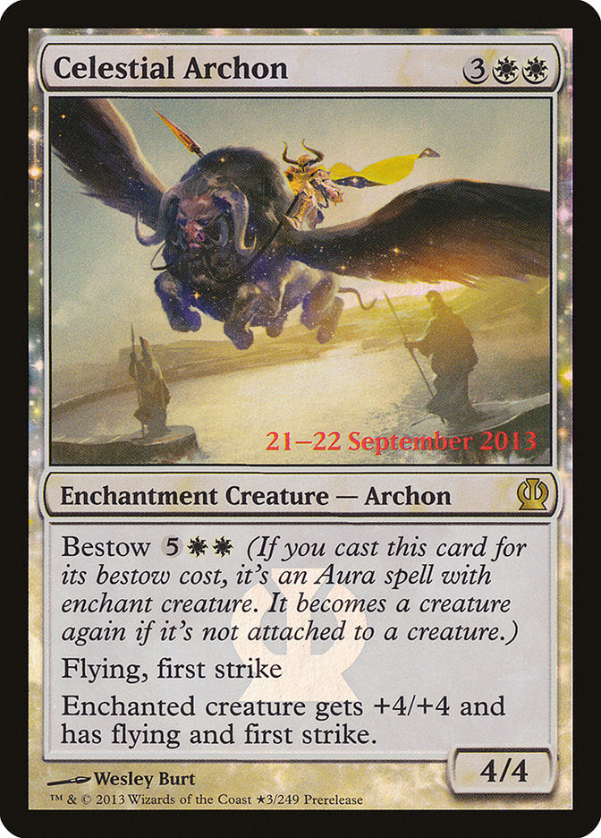 Celestial Archon [Theros Prerelease Promos] | Tables and Towers