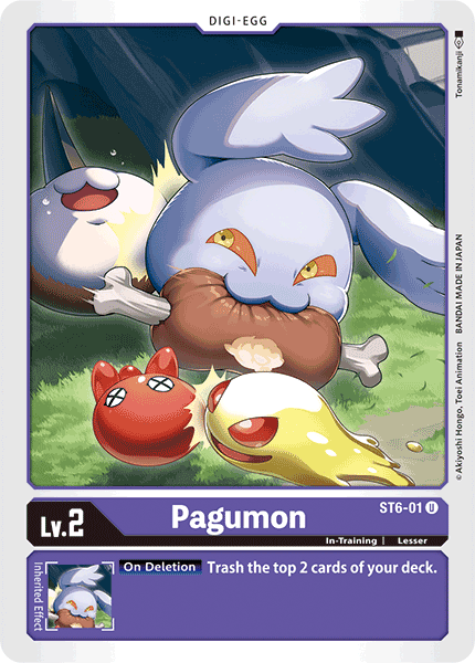 Pagumon [ST6-01] [Starter Deck: Venomous Violet] | Tables and Towers