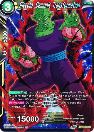 Piccolo, Demonic Transformation (BT11-099) [Vermilion Bloodline 2nd Edition] | Tables and Towers