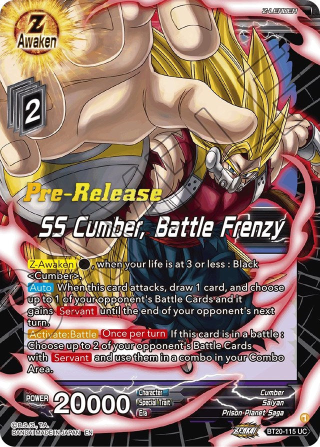 SS Cumber, Battle Frenzy (BT20-115) [Power Absorbed Prerelease Promos] | Tables and Towers