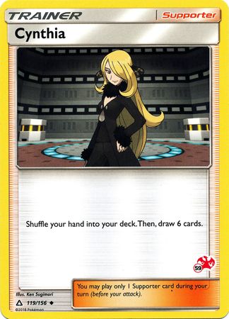 Cynthia (119/156) (Charizard Stamp #59) [Battle Academy 2020] | Tables and Towers