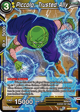 Piccolo, Trusted Ally (Common) (BT13-104) [Supreme Rivalry] | Tables and Towers