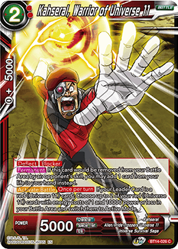 Kahseral, Warrior of Universe 11 (BT14-026) [Cross Spirits] | Tables and Towers