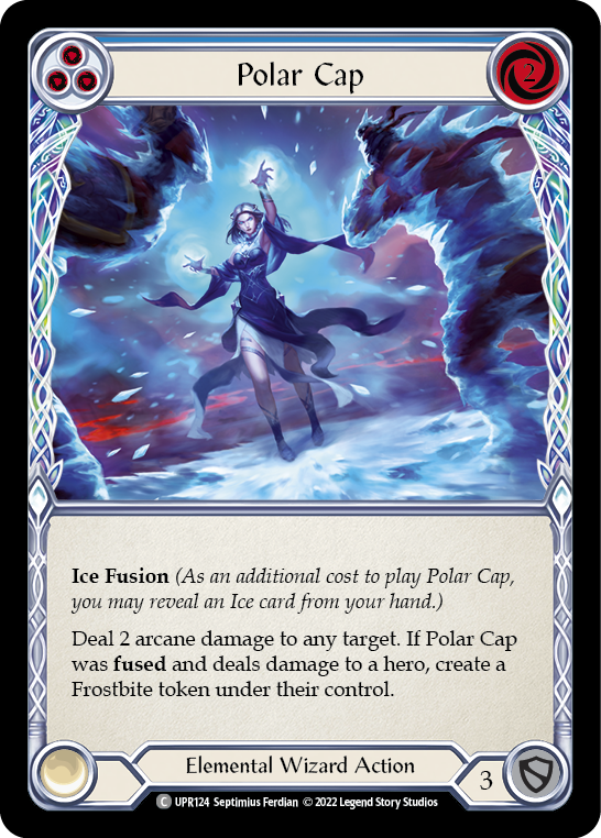 Polar Cap (Blue) [UPR124] (Uprising)  Rainbow Foil | Tables and Towers