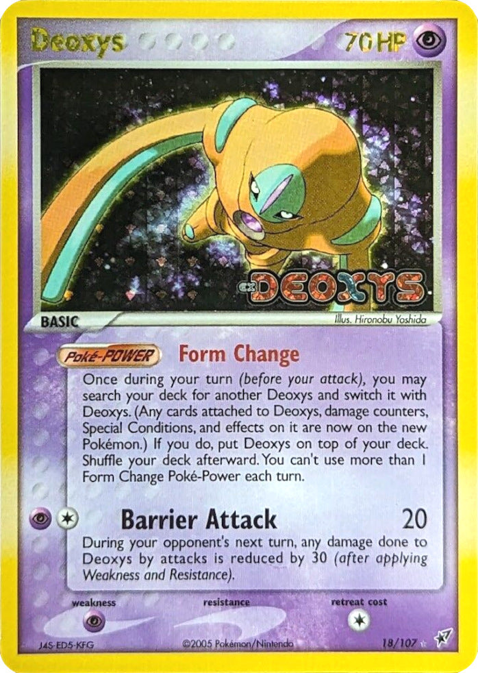 Deoxys (18/107) (Stamped) [EX: Deoxys] | Tables and Towers