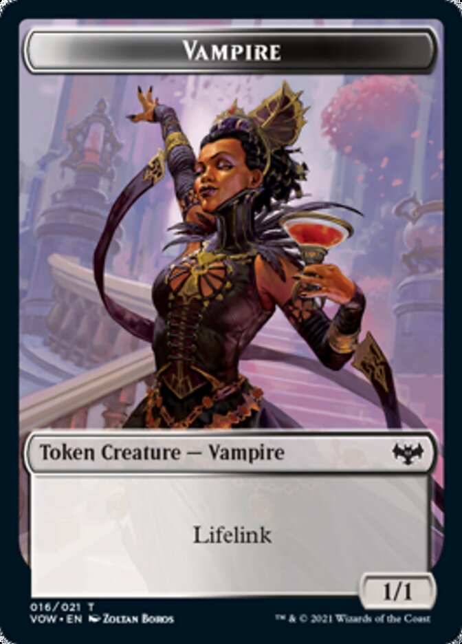 Vampire Token (016) [Innistrad: Crimson Vow Tokens] | Tables and Towers