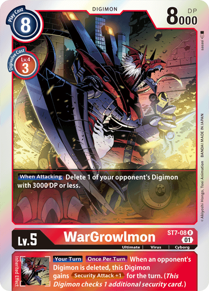 WarGrowlmon [ST7-08] [Starter Deck: Gallantmon] | Tables and Towers