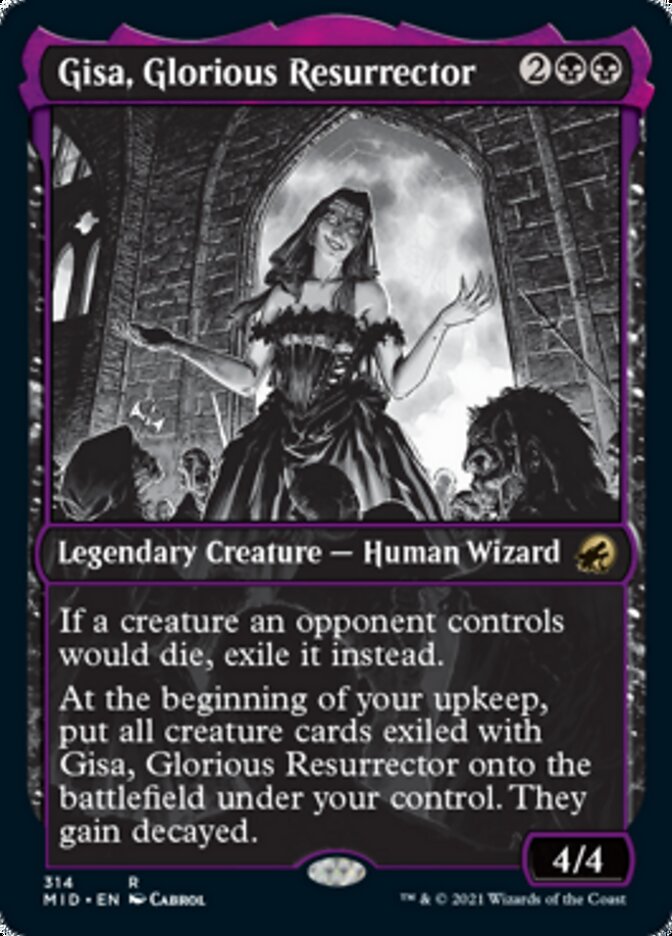 Gisa, Glorious Resurrector (Showcase Eternal Night) [Innistrad: Midnight Hunt] | Tables and Towers