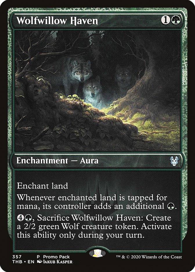 Wolfwillow Haven (Promo Pack) [Theros Beyond Death Promos] | Tables and Towers