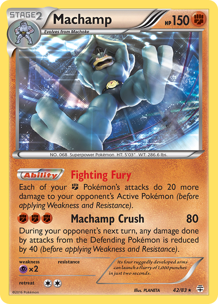 Machamp (42/83) [XY: Generations] | Tables and Towers