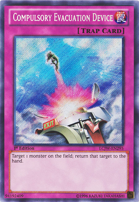 Compulsory Evacuation Device [LCJW-EN295] Secret Rare | Tables and Towers