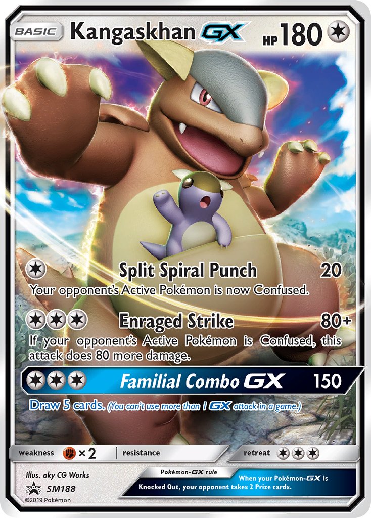 Kangaskhan GX (SM188) [Sun & Moon: Black Star Promos] | Tables and Towers