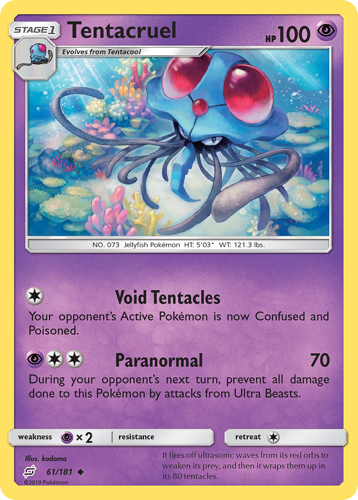 Tentacruel (61/181) [Sun & Moon: Team Up] | Tables and Towers