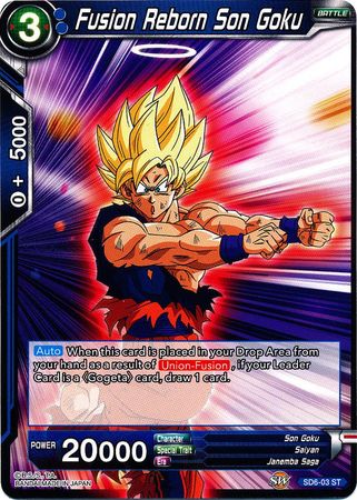 Fusion Reborn Son Goku (Starter Deck - Resurrected Fusion) (SD6-03) [Miraculous Revival] | Tables and Towers