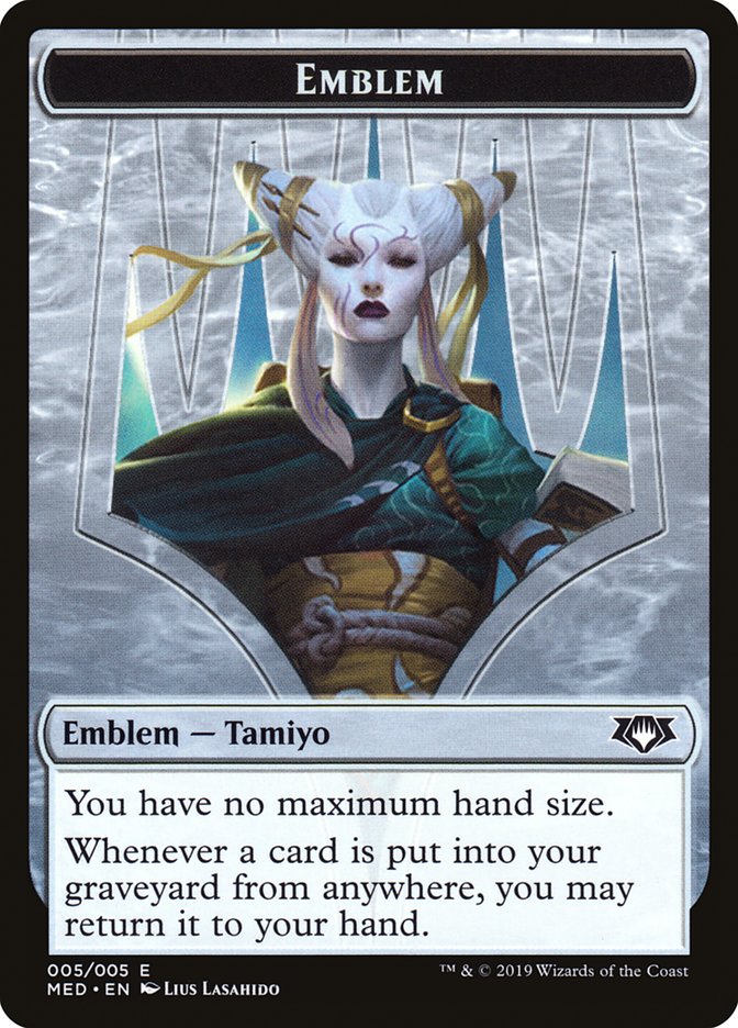 Tamiyo, the Moon Sage Emblem [Mythic Edition Tokens] | Tables and Towers