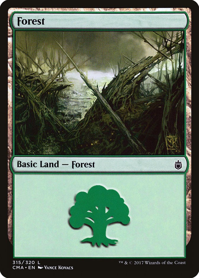 Forest (315) [Commander Anthology] | Tables and Towers