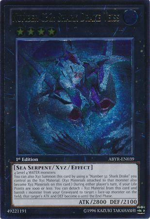 Number C32: Shark Drake Veiss (UTR) [ABYR-EN039] Ultimate Rare | Tables and Towers