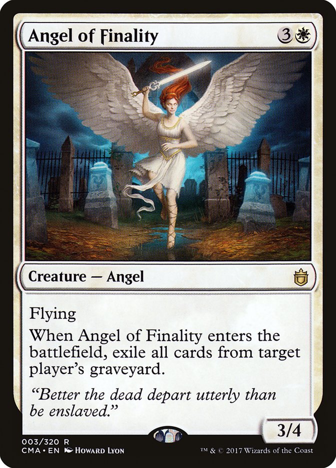 Angel of Finality [Commander Anthology] | Tables and Towers