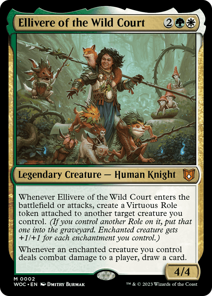 Ellivere of the Wild Court [Wilds of Eldraine Commander] | Tables and Towers