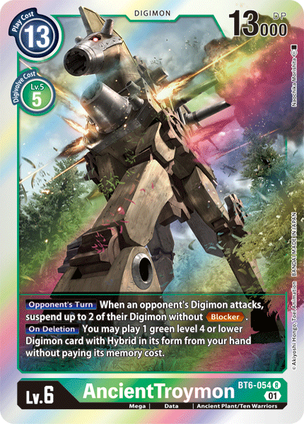 AncientTroymon [BT6-054] [Double Diamond] | Tables and Towers