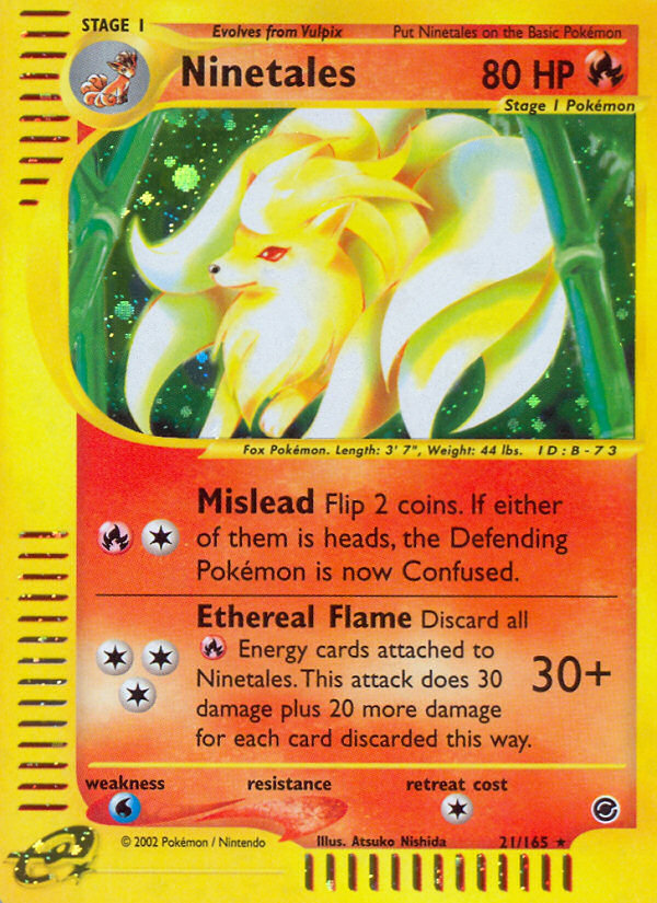 Ninetales (21/165) [Expedition: Base Set] | Tables and Towers