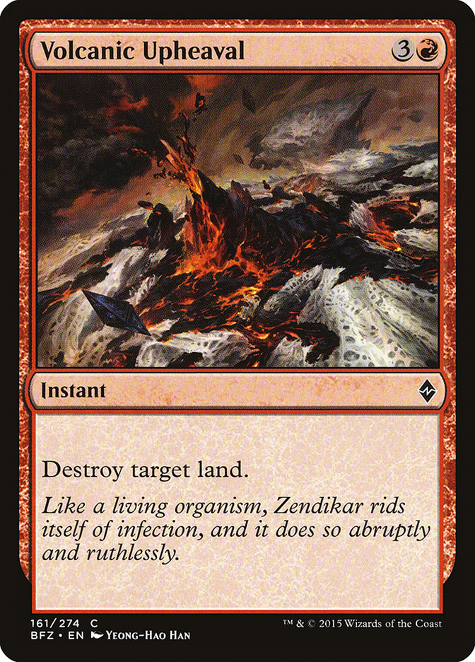 Volcanic Upheaval [Battle for Zendikar] | Tables and Towers